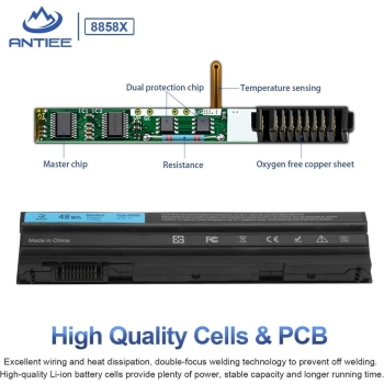 ANTIEE bateria do Dell 48WH 8858x 4400mAh/6cell [23010000753]